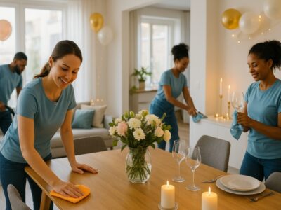 Guide til effektiv rengøring før fest Tips og tricks i 2025