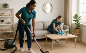 Rengøring af stue og opholdsområder
