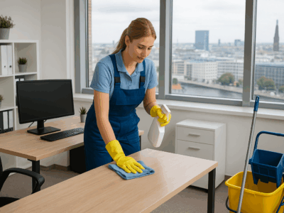 Find billig kontorrengøring i København
