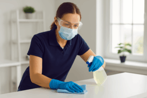 Sikkerhed og forsigtighed ved engangsrengøring